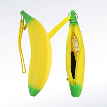 香蕉造型硅胶零钱包