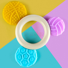 廠家直銷新品嬰兒硅膠獨角獸甜甜圈牙膠，寶寶磨牙器卡通動物玩具